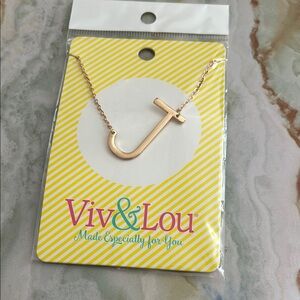 Gold Initial Necklace